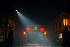 第七块拼图剧集封面，散落的拼图与手电筒