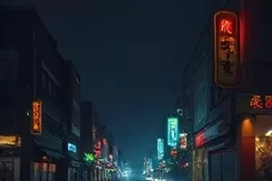 长夜里的面包房剧集封面，深夜橱窗透出暖黄灯光