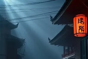 夜行列车员剧集封面，夜班车厢内的走道