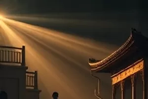 第二次告白信影片封面，雨夜车站站台空镜
